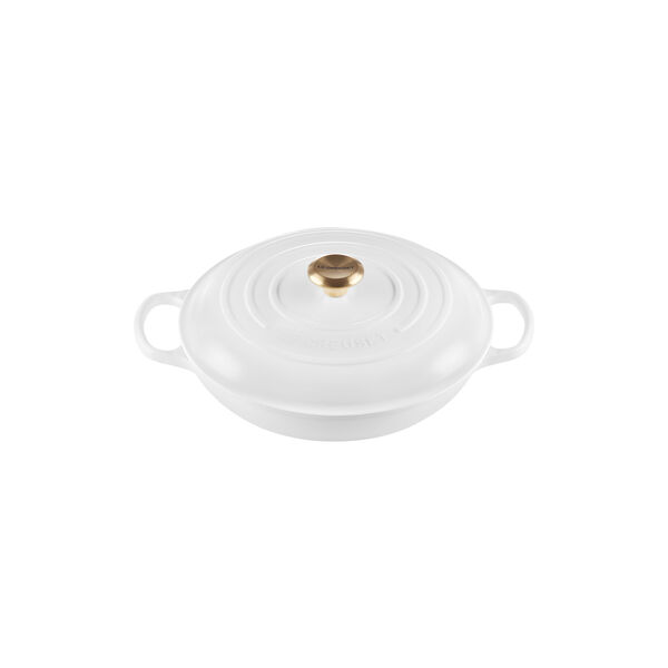 Signature buff&eacute;tgryta 30 cm, white, Le Creuset