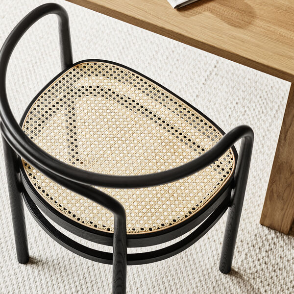 PK15&trade; Chair, black ash, Fritz Hansen