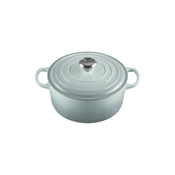 Signature gjutj&auml;rn rund gryta &Oslash; 24 cm, sea salt, Le Creuset