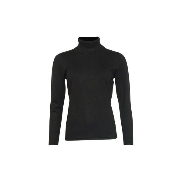 Viskosstickad basmodell, black, Micha