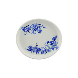 Haru Oval tallrik 16 cm, vit/blå, Moomin Arabia