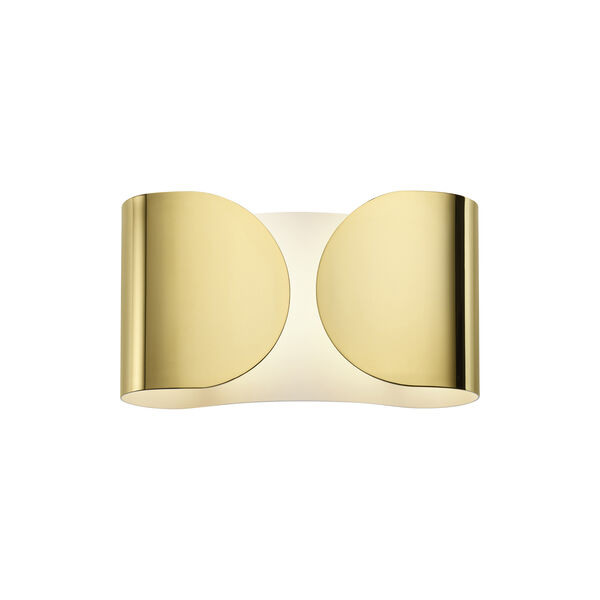 Foglio v&auml;gglampa, gold, Flos