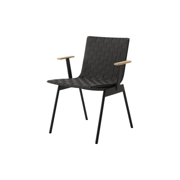 Ville AV34 Outdoor Armchair, warm black, &Tradition