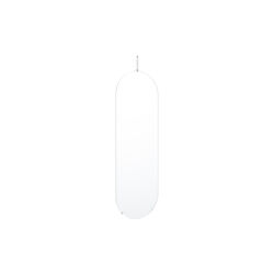 Tall Wall Mirror, chrome, MOEBE