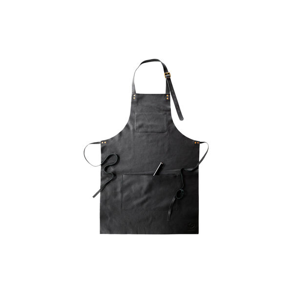 Läderförkläde, black, Gastrotools