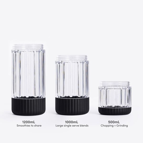 Blender Mega Plus 1200, carbon black, Beast