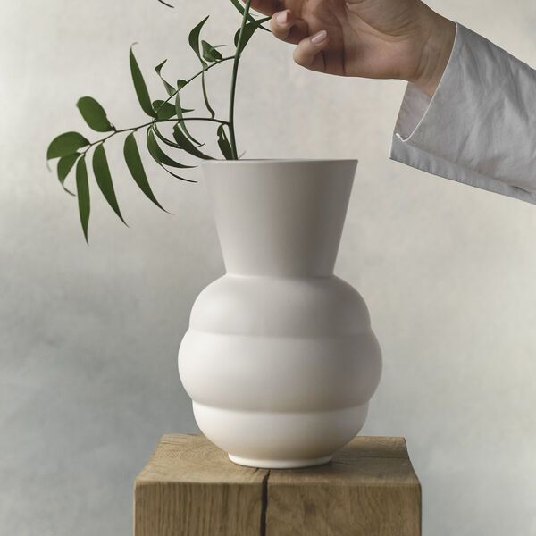 Tortus Archie vase No 1, white, Knabstrup Keramik