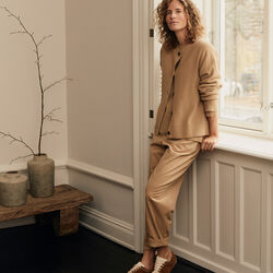 MaParastoo Trousers, travertine, Masai