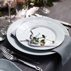 White Elements tallrik, 22 cm, Royal Copenhagen