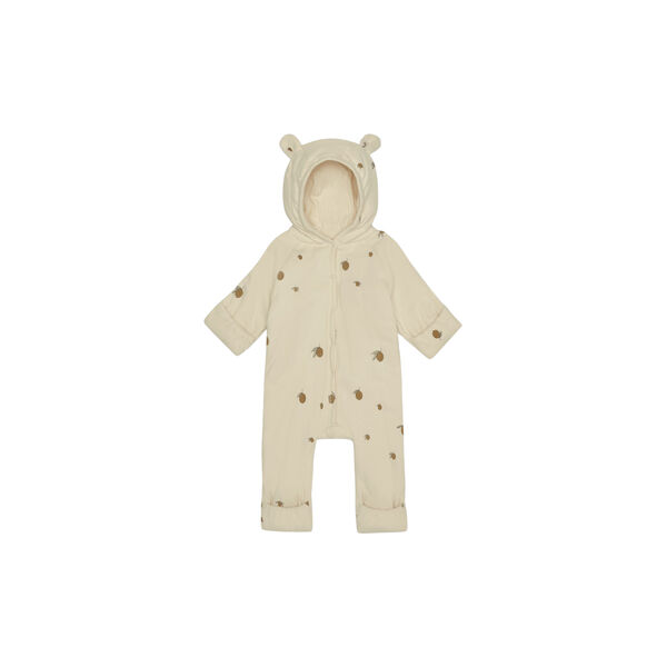 Newborn Onesie med luva, lemon, Konges Sløjd