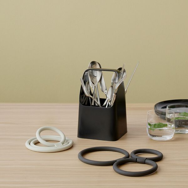 CIRCLES grytunderlägg, black, RIG-TIG