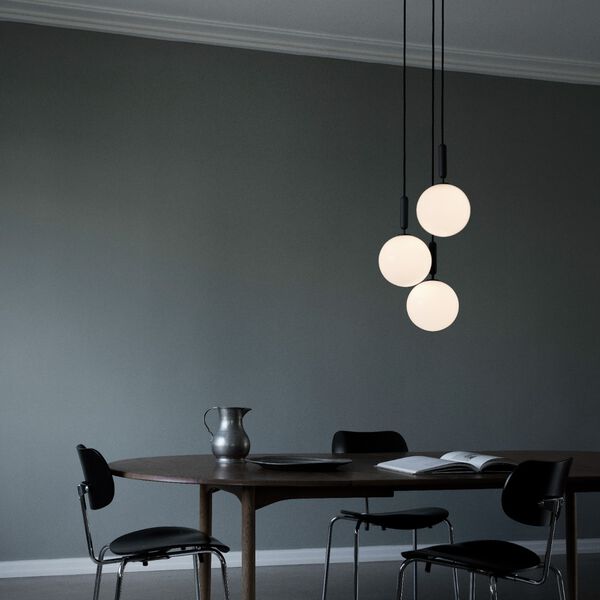 Miira 3 Large Pendant, rock grey/opal, Nuura