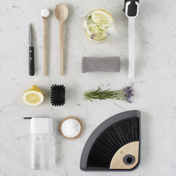 SWEEP-IT sopskyffel & kvast, grey, RIG-TIG