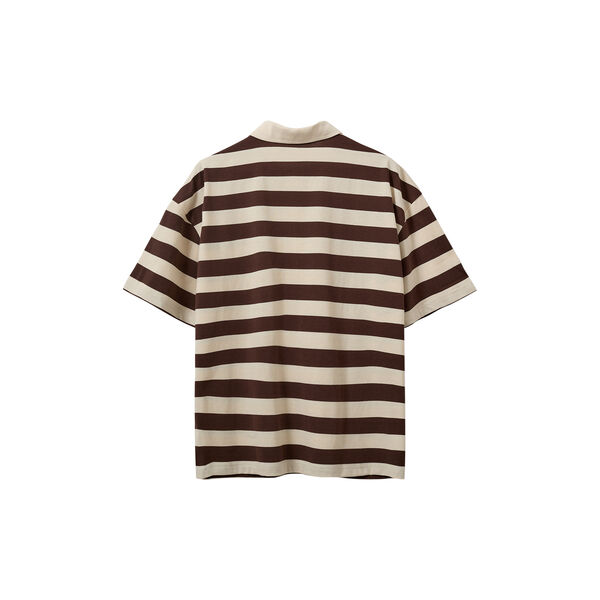 PILSW OVERSIZE STRIPED POLO SHIRT, off white striped, Sofie Schnoor