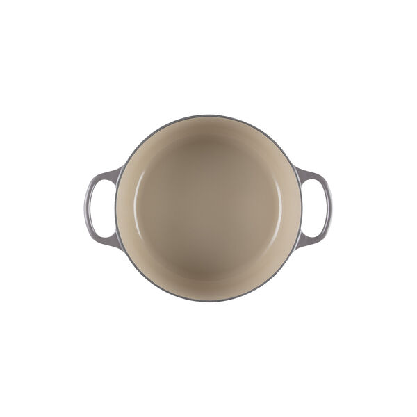 Signature gjutj&auml;rn rund gryta &Oslash; 24 cm, flint, Le Creuset