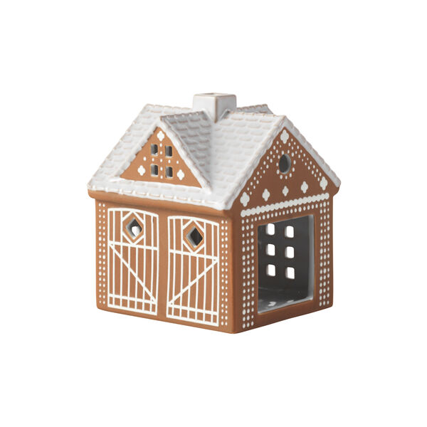 Gingerbread ljuslyktahus julstall, K&auml;hler