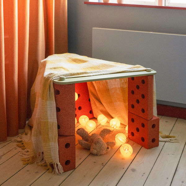 2 x Balansbommar, dusty green, MODU