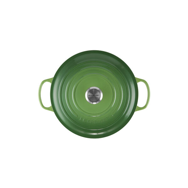 Signature gjutj&auml;rn rund gryta &Oslash; 28 cm, bamboo green, Le Creuset