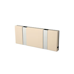 KNAX 2 klädhängare, latte/grå, LoCa