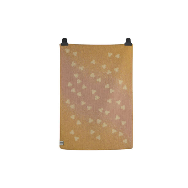 MELVIN Baby Size Throw, light pink/yellow, Røros Tweed