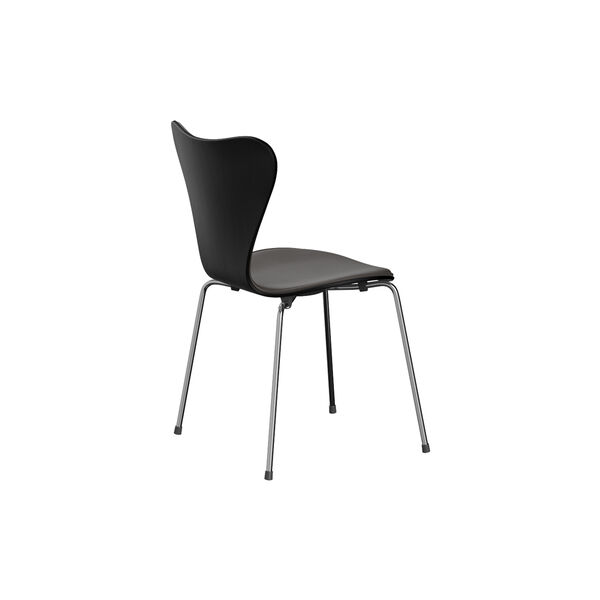 Series 7&trade; 3107 Front Upholstered Chair, Essential dark brown, Fritz Hansen