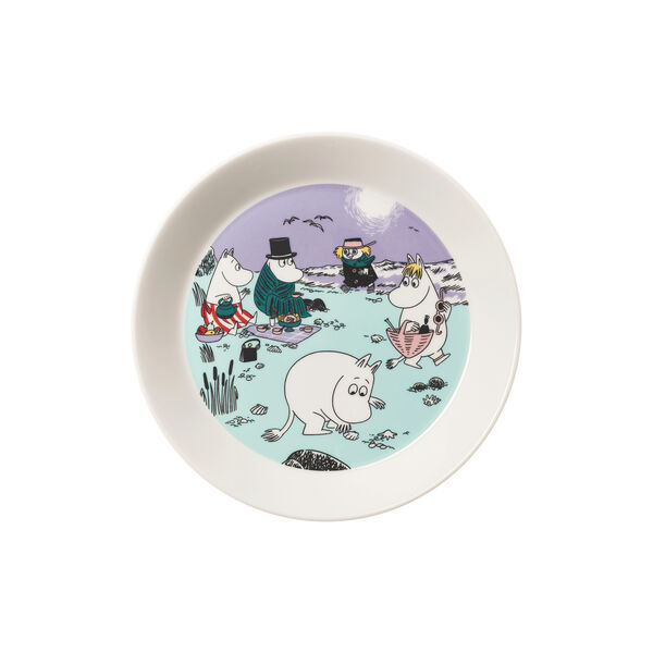 Moomin Beach Day plate &Oslash; 19 cm, Moomin Arabia
