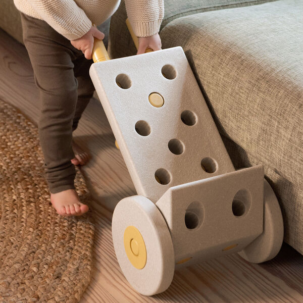 4 x Foam Wheels, sand grey/honey yellow, MODU