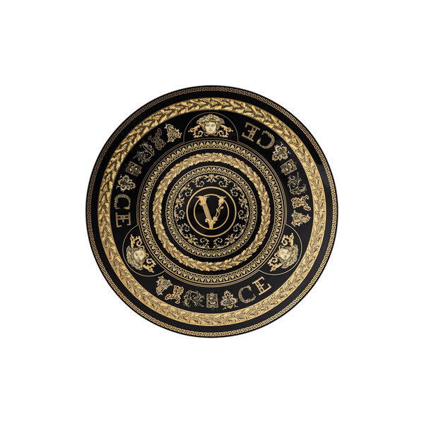 Service Plate 33 cm, virtus gala black Service Plate 33 cm, virtus gala black, Rosenthal x Versace