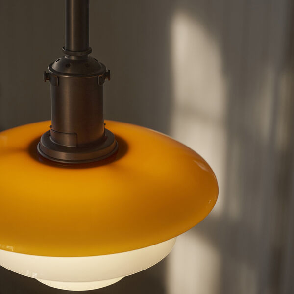 PH 3/3 Pendant Centenary Edition, amber/opal white, Louis Poulsen