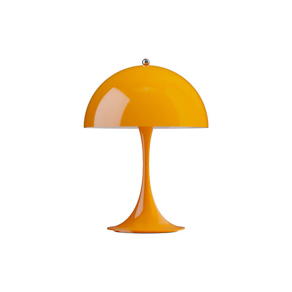 Panthella 250 Portable Table Lamp, opaque orange, Louis Poulsen