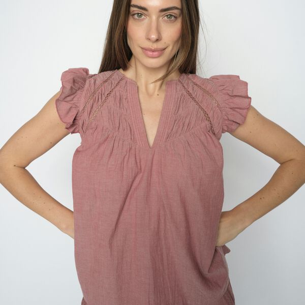 MMWoda Izha Blouse, cowhide, MOS MOSH