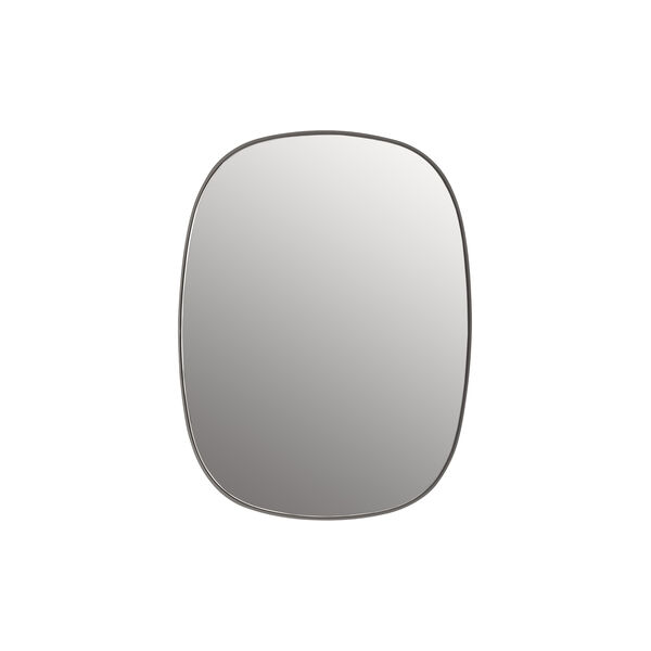 Framed Mirror, grey/clear Framed Mirror, grey/clear, Muuto