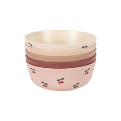 5 Pack Bowl, cherry mix, Konges Sl&oslash;jd