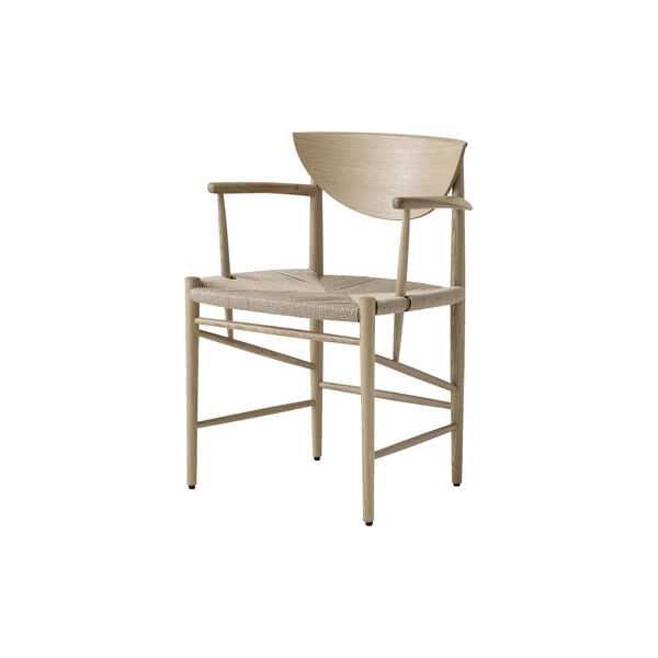 Drawn HM4 matbordsstol, oljad ek/natur, &Tradition