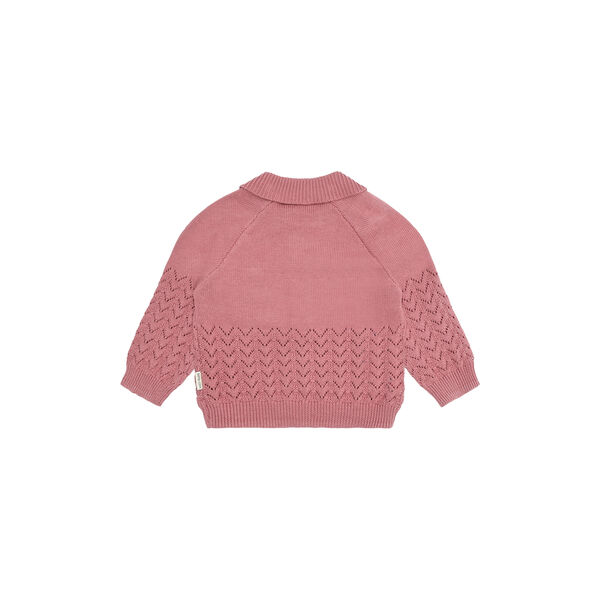 Hccilja Embroidery Cardigan, dry rose, Hust & Claire