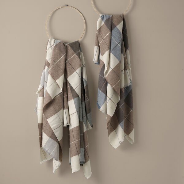 Scotch pl&auml;d, grey, ELVANG