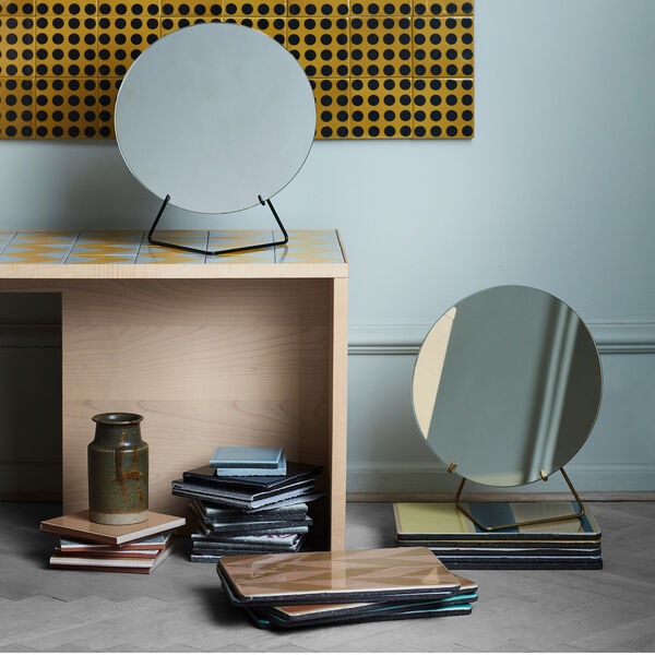 Standing Mirror, svart, MOEBE