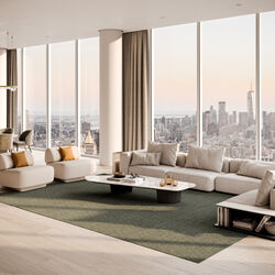 Goose Eye Icon XL Rug, timber green 735, Kasthall