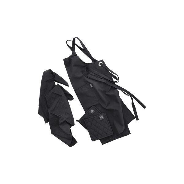 K&ouml;kstextil-set recycle 5 delar, svart, Pillivuyt