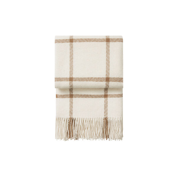 Tartan pl&auml;d, ivory, ELVANG
