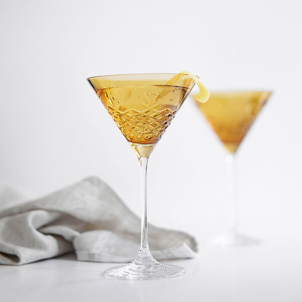 Crispy Cocktail glas, citrine, Frederik Bagger