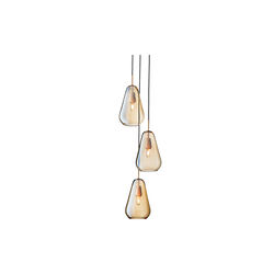 Anoli 3 Pendant, nordic gold/gold, Nuura