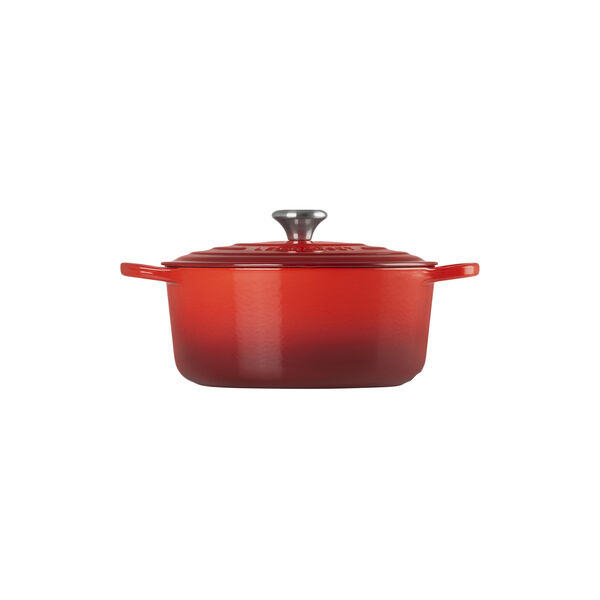 Signature gjutj&auml;rn rund gryta &Oslash; 26 cm, cerise, Le Creuset