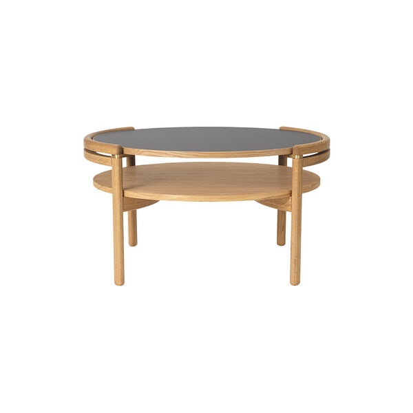 RF1905 Sideways Coffee Table, oiled oak/black, Carl Hansen & Søn