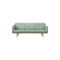 FF2003 No. 1 Sofa 3P 206 cm, mood 4106/oak oiled, Fredericia Furniture