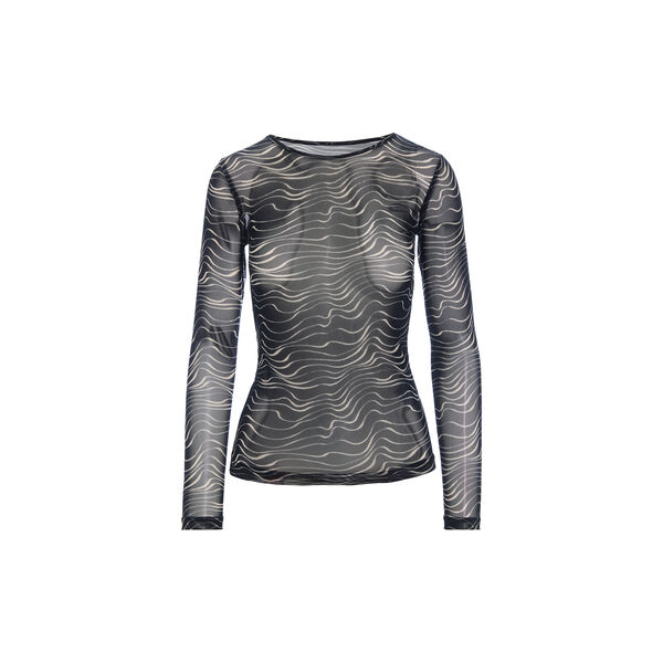 Wave Fukashi Mesh T-shirt | Wave Stripes, BITTE KAI RAND