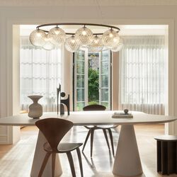 Miira 8 Oval, dark bronze/optic clear, Nuura