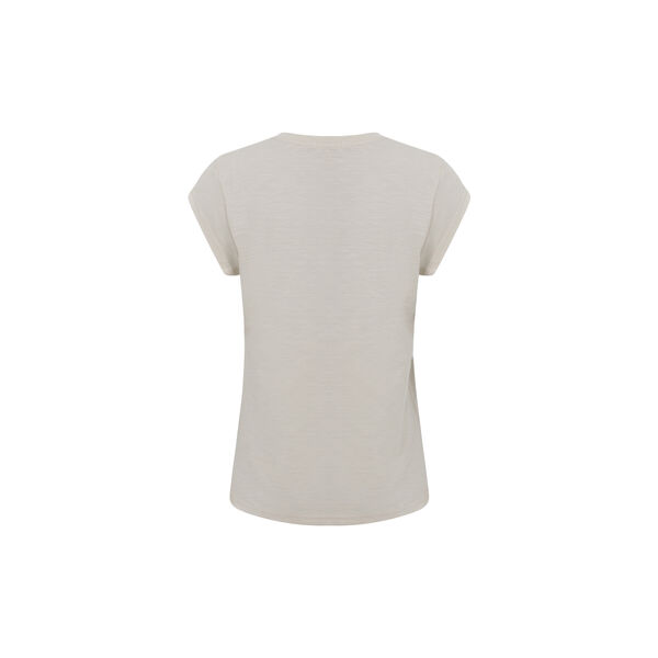 CC Heart Basic V-Neck T-Shirt, sand, Coster Copenhagen