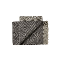 Fan&oslash; Throw, 00171 slate black, Silkeborg Uldspinderi