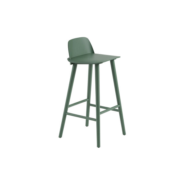 Nerd Bar stool, green, Muuto
